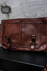 Polo Ralph Lauren Brown Leather Messenger Bag 全皮革復古信差包