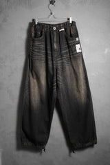 Maison Mihara Yasuhiro Light Wide Jeans Japanese designer brand Mihara Yasuhiro light washed denim wide pants