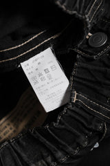 Maison Mihara Yasuhiro 25S/S Baker Jeans w Sticker Japanese designer brand Mihara Yasuhiro light washed denim sticker wide pants