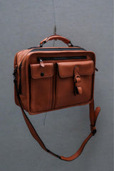 PORTER BARON 2 Way All-Leather Briefcase Shoulder Bag Camel 吉田鞄 全皮革公事包 駝色 日本製