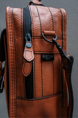 PORTER BARON 2 Way All-Leather Briefcase Shoulder Bag Camel 吉田鞄 全皮革公事包 駝色 日本製