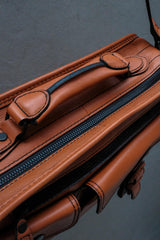 PORTER BARON 2 Way All-Leather Briefcase Shoulder Bag Camel 吉田鞄 全皮革公事包 駝色 日本製
