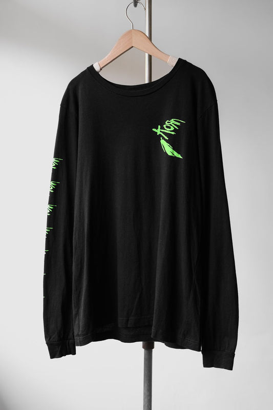 KORN Self-Titled Album Print L/S Tee 柯恩樂隊 美國金屬樂團印花長袖T