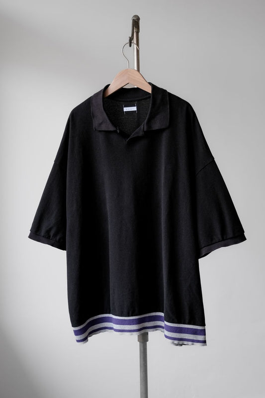 NAME. INDIAN COTTON KANOKO BIG POLO SHIRT Japanese designer brand Indian cotton kanoko big polo shirt
