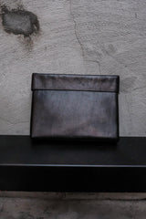CROQUIS Leather Waist Pouch Document Case 中國設計師品牌 方形皮革腰包 文件收納包