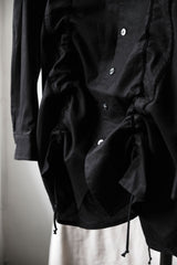 Professor.E 23FW - Oversized Drawstring Shirt