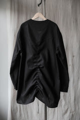 Professor.E 23FW - Oversized Drawstring Shirt