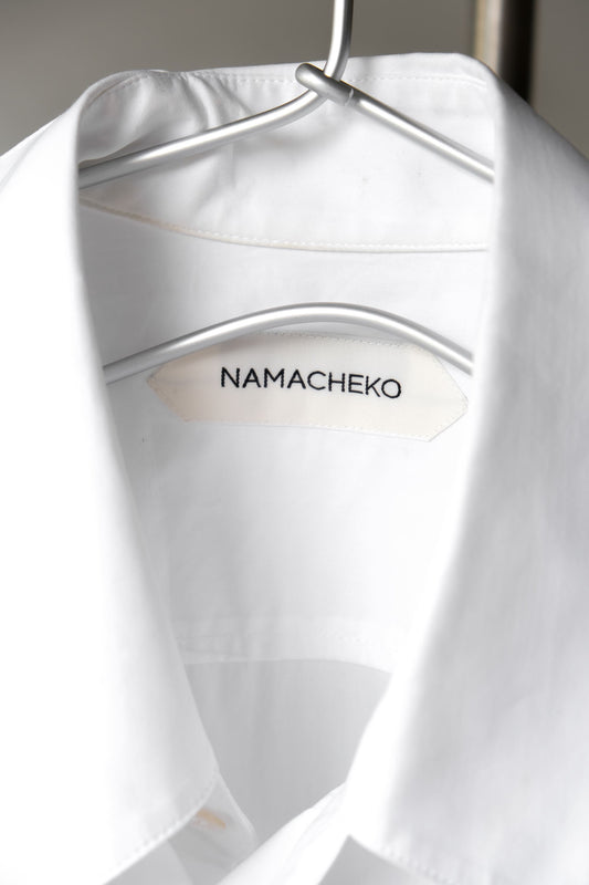 Namacheko Metal Button Collar Shirt Belgian designer brand metal button collar shirt