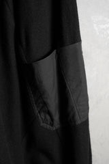 WIZZARD ウールドロップクロッチパンツ 日本のデザイナーブランド 異素材ポケットウール 日本製 低価格ムササビパンツ
