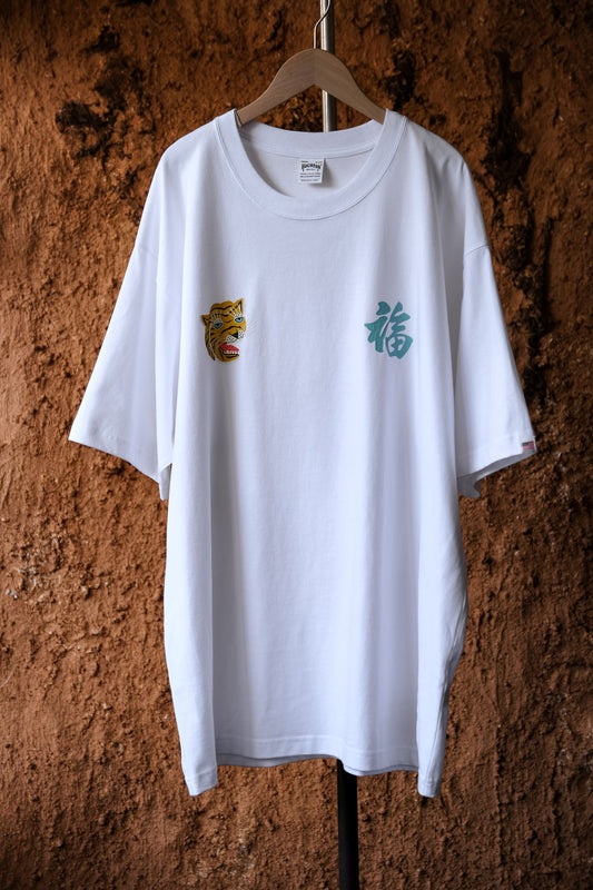 HOUSTON Union Trading - RECYCLE US COTTON PRINT TEE (VIETNAM) Japanese replica brand Vietnam printed short T