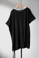 Yohji Yamamoto NOIR+ Asymmetrical Button Design Top