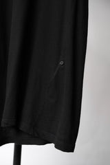 Yohji Yamamoto NOIR+ Asymmetrical Button Design Top