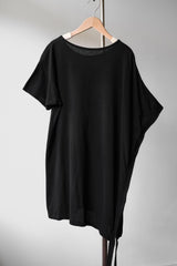 Yohji Yamamoto NOIR+ Asymmetrical Button Design Top