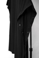 Yohji Yamamoto NOIR+ Asymmetrical Button Design Top