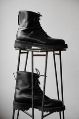 HARE Military Zip Boots Japanese brand military style rear zipper mid-calf boots