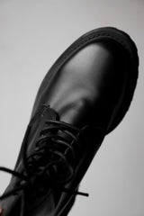 HARE Military Zip Boots Japanese brand military style rear zipper mid-calf boots