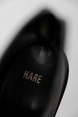 HARE Military Zip Boots Japanese brand military style rear zipper mid-calf boots