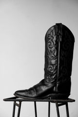 ”Justin” Leather Cowboy Western Boots Made in USA美國製 復古雕花牛仔西部靴 女碼