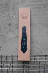 Calee Star Print Tie BLUE 日系復古美式品牌 藍色星星領帶 全新