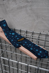 Calee Star Print Tie BLUE 日系復古美式品牌 藍色星星領帶 全新