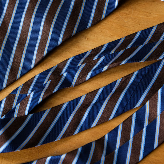 Brooks Brothers Silk Tie 美國老牌 斜條紋絲質領帶 Made in USA