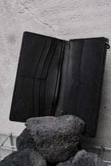 CALEE Brass Studded Leather Long Wallet 日系復古美式品牌 星星鉚釘黃銅扣長夾 全新