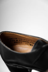 Euro Vintage Military Servicewoman Leather Shoes 復古軍事風格皮鞋