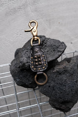 Cut Rate Baltimore Studded Leather Key Holder 美國手工皮件品牌 黑色鉚釘皮革鑰匙扣