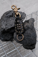 Cut Rate Baltimore Studded Leather Key Holder 美國手工皮件品牌 黑色鉚釘皮革鑰匙扣