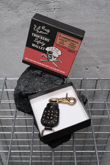 Cut Rate Baltimore Studded Leather Key Holder 美國手工皮件品牌 黑色鉚釘皮革鑰匙扣