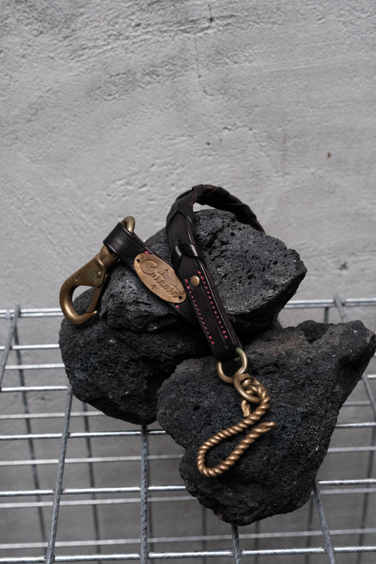 The Cut Rate Baltimore Braided Leather Wallet Chain 美國手工皮件品牌 編織皮革黃銅錢包鏈