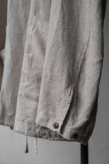 CONFECT nest Robe Linen Brushed Smock Shirt 日本設計師品牌 亞麻拉絨立領罩衫