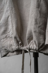 CONFECT nest Robe Linen Brushed Smock Shirt 日本設計師品牌 亞麻拉絨立領罩衫