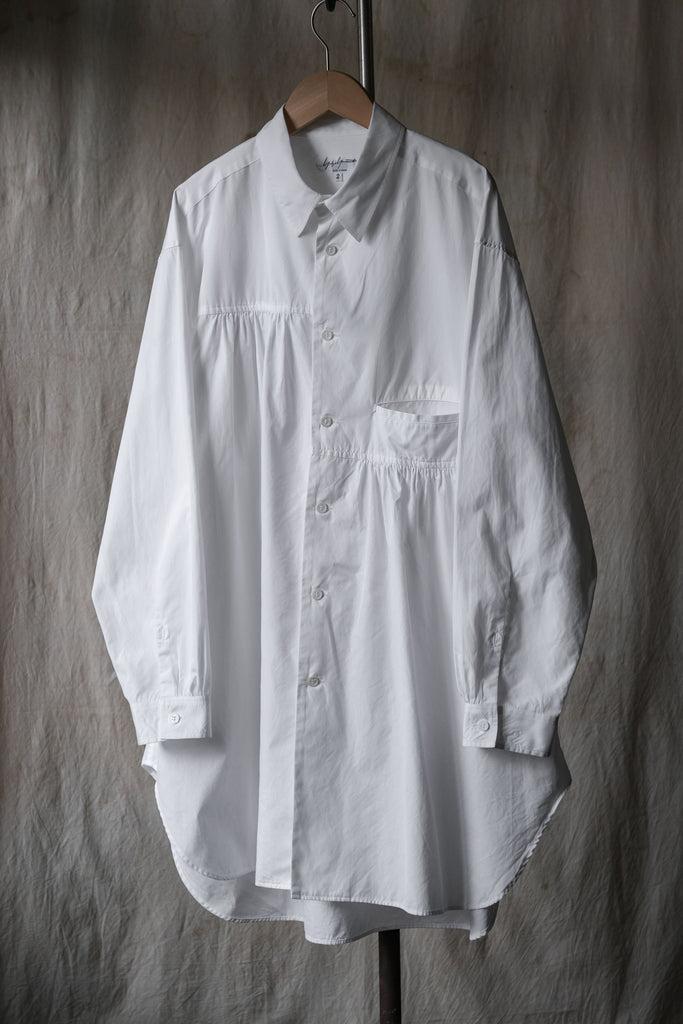 ヨウジヤマモト プールオム 20S/S ギャザーシャツ – 伴古著二手買取選品