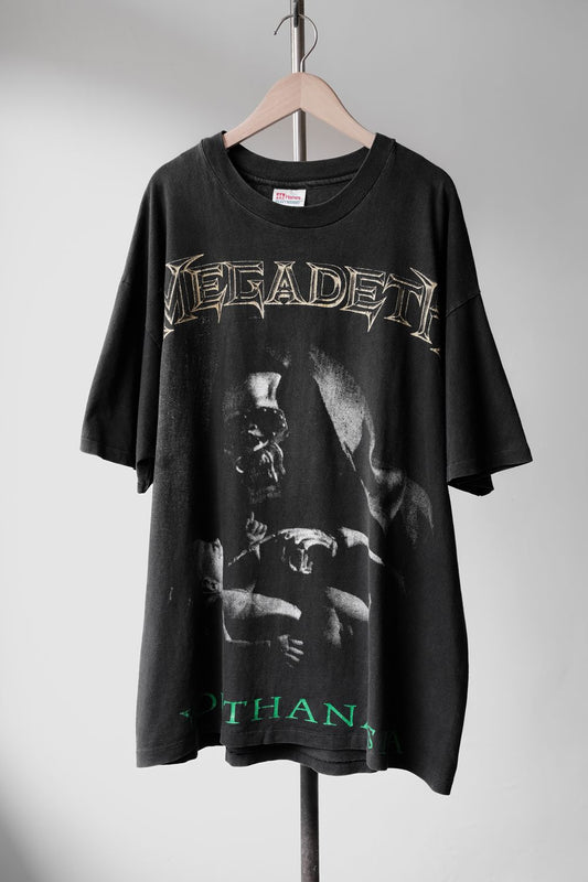 MEGADEATH 1990’s “Youthanasia” Band Tee 美國重金屬樂隊 麥加帝斯 古著樂團T