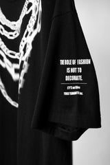 S’YTE Yohji Yamamoto Chain Print Tee 山本耀司副線 印花短T 日本製