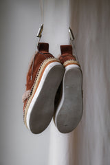 See By Chloe Shearing Espadrille Sneakers 棕褐色毛皮平底球鞋(商品在海葵工作室)