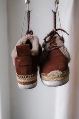 See By Chloe Shearing Espadrille Sneakers 棕褐色毛皮平底球鞋(商品在海葵工作室)