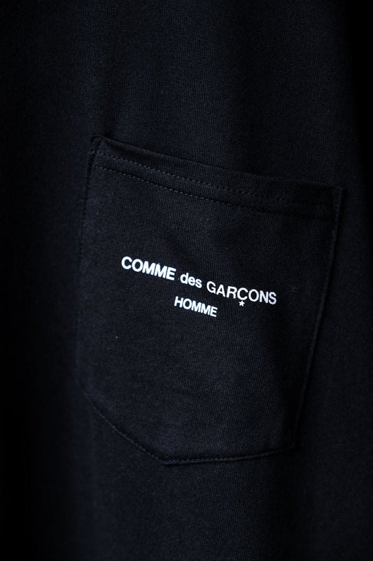 COMME des GARCONS HOMME L/S Pocket Tee Kawakubo Rei dark blue pocket long sleeve kick