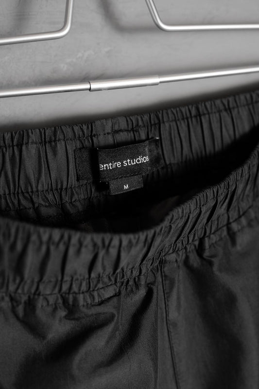 ENTIRE STUDIOS CMC Trousers - Slate Black 紐西蘭設計師品牌 機能喇叭長褲 防水拉鏈