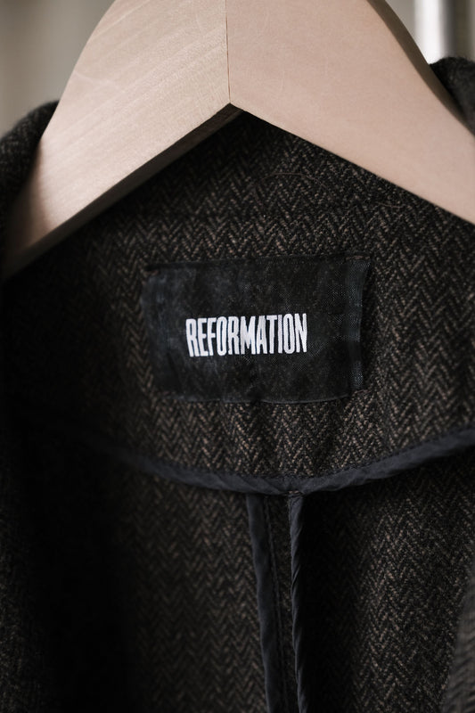 Reformation Twist Blazer Jacket 美國環保時尚設計師品牌 回收羊毛再製西裝外套 美國製