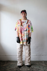 Hand Painted Tee 滿版塗鴉噴漆短T