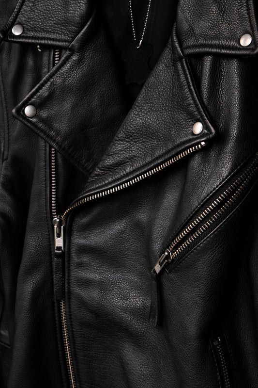 H&M Leather Motorcycle Jacket 真皮騎士皮衣