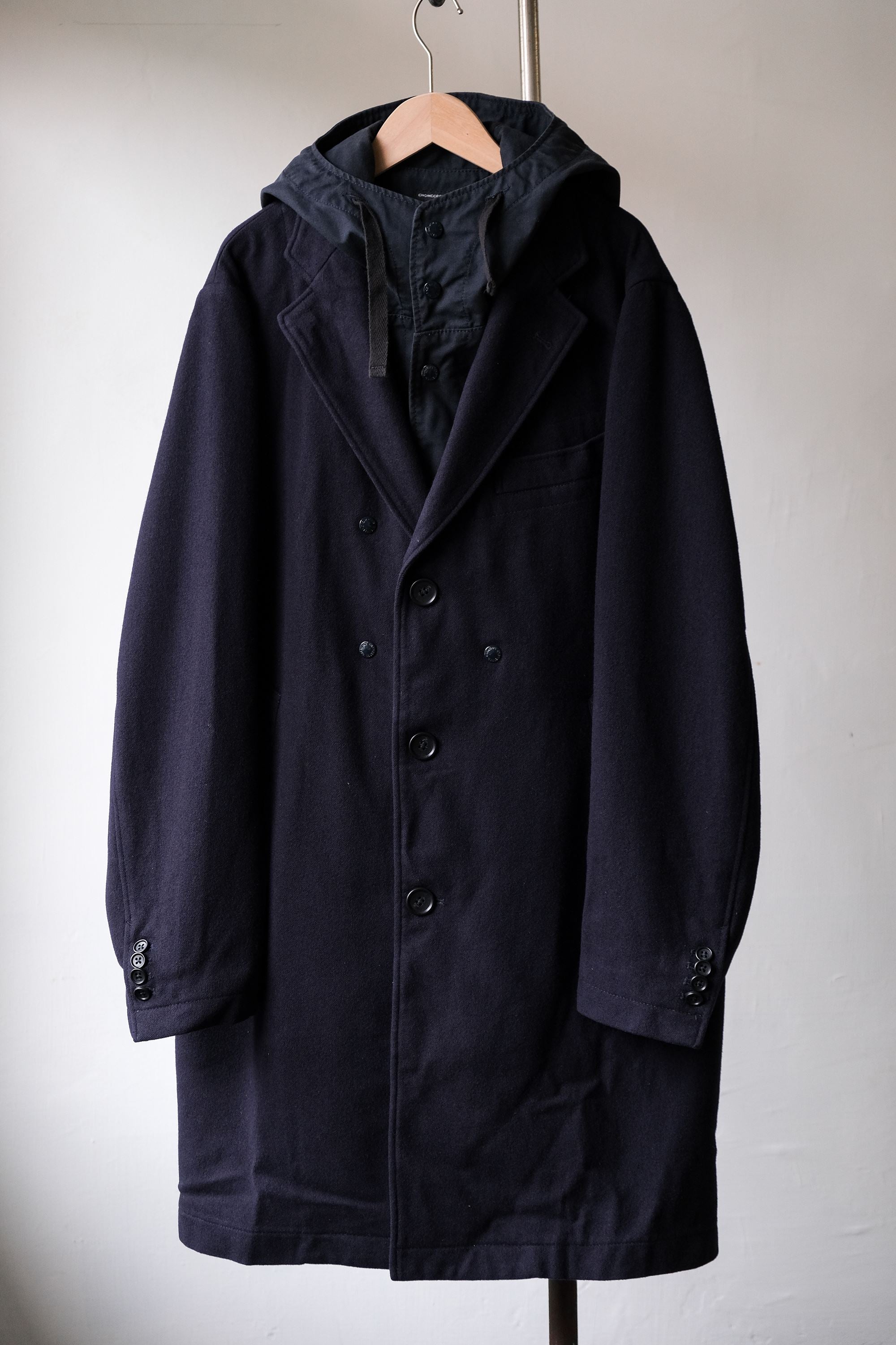 Engineered Garments CHESTER COAT-20oz Melto 日本設計師品牌 純羊毛大衣連帽可拆