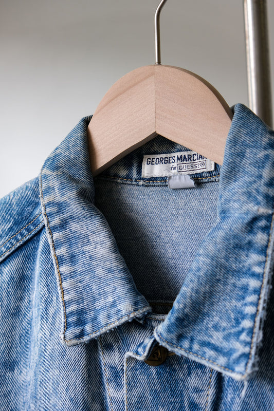 80~90s Guess by Georges Marciano Vintage Denim Jacket American denim old brand vintage denim jacket