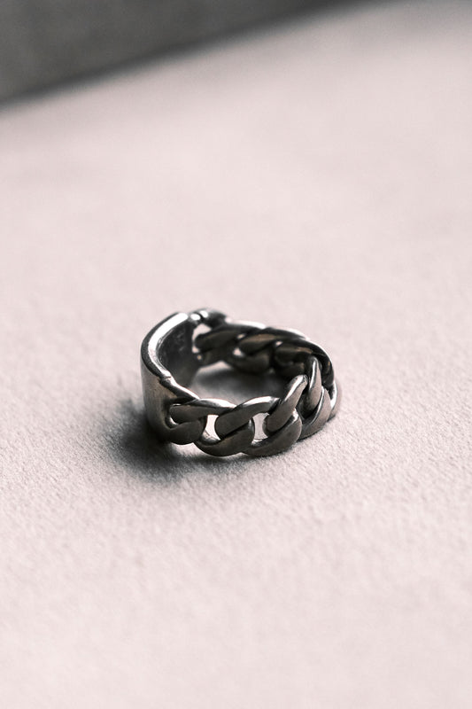 Silver medal 925 chain ring