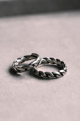 Chain sterling silver 999 ring