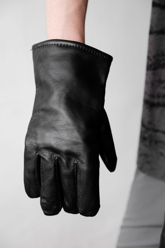 US military black leather gloves 庫存新品美軍黑皮革手套