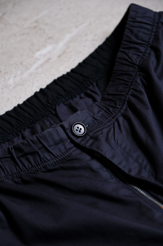 Engineered Garments Pants Navy 日本設計師品牌 海軍藍棉質鬆緊寬褲 美國製
