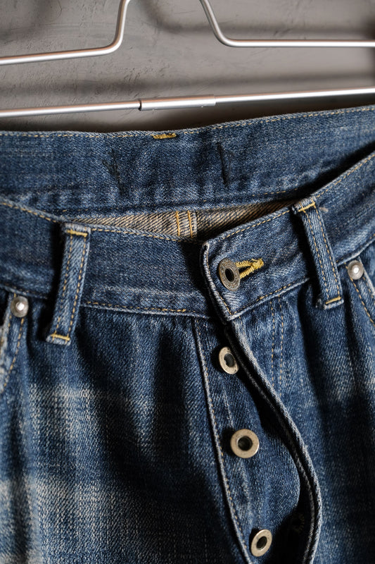 NEXUSVII. 06A/W Washed Denim Jeans 日本街頭品牌 重水洗縫補丹寧褲 日本製